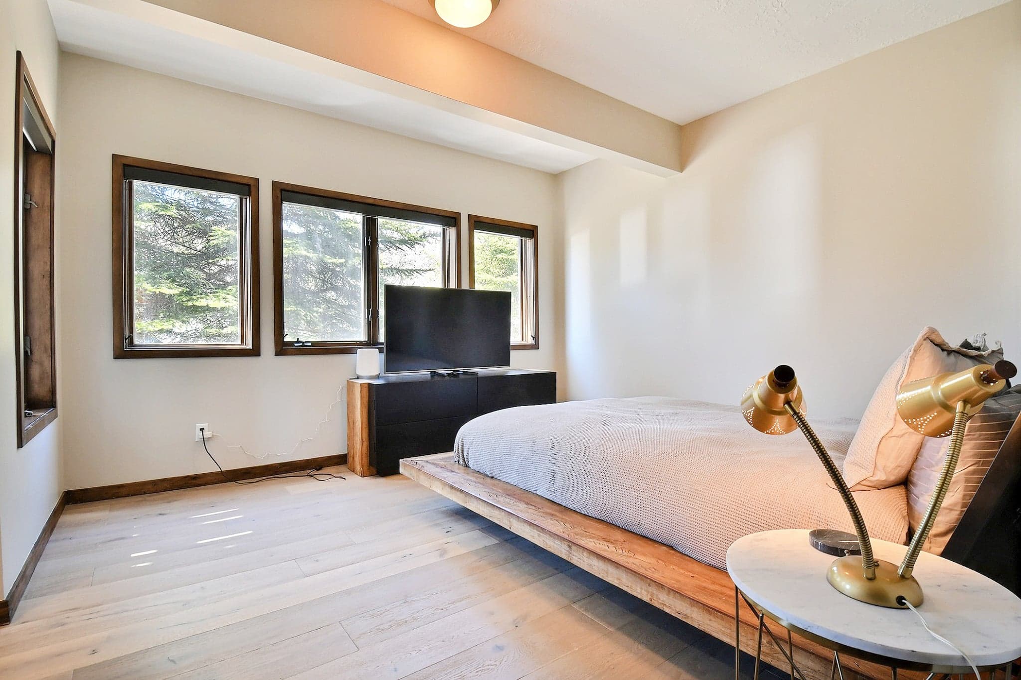 Third Guest Room With TV and Windows.