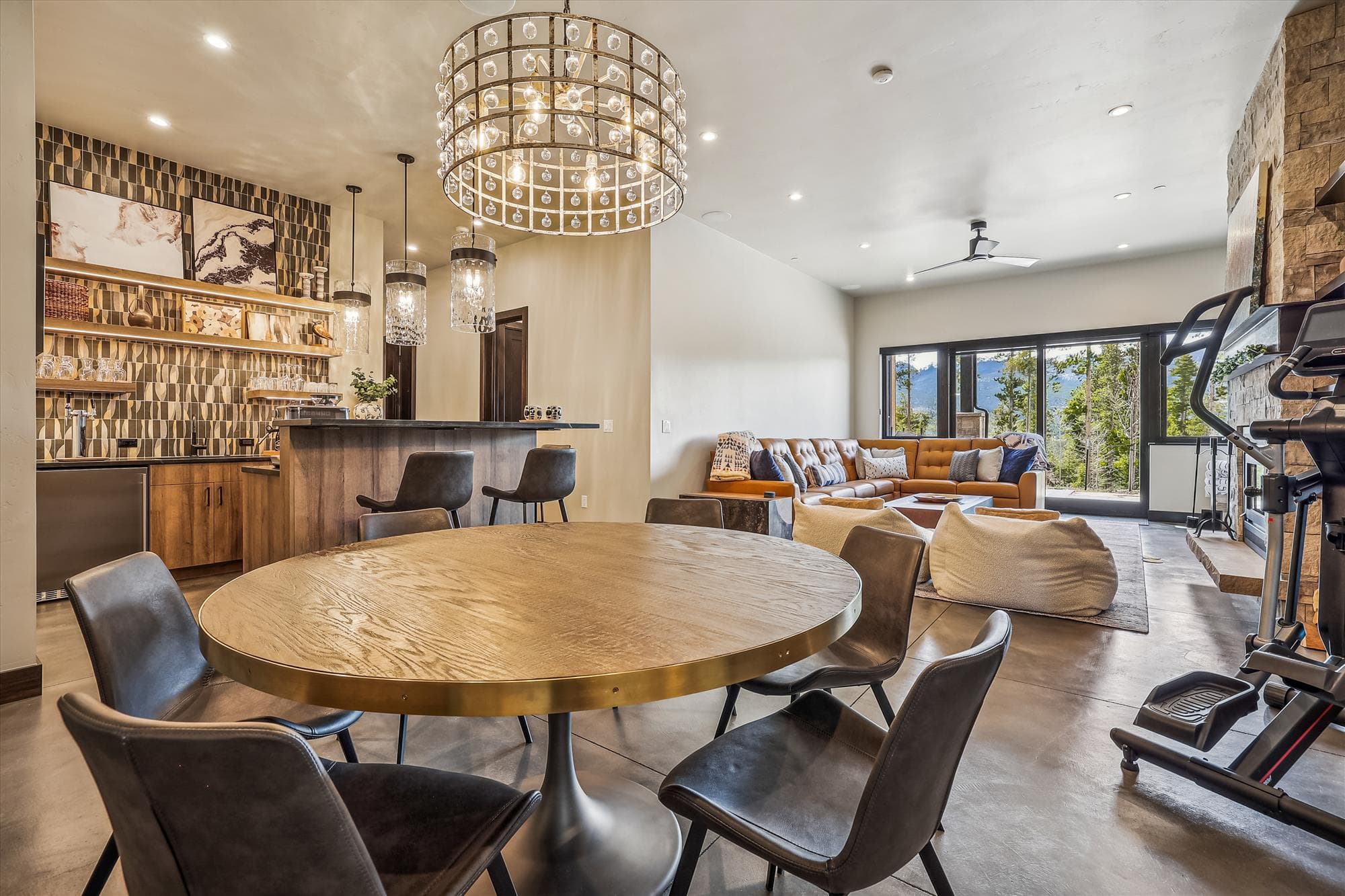 Family Room, The Crowne Summit, Breckenridge Vacation Rental