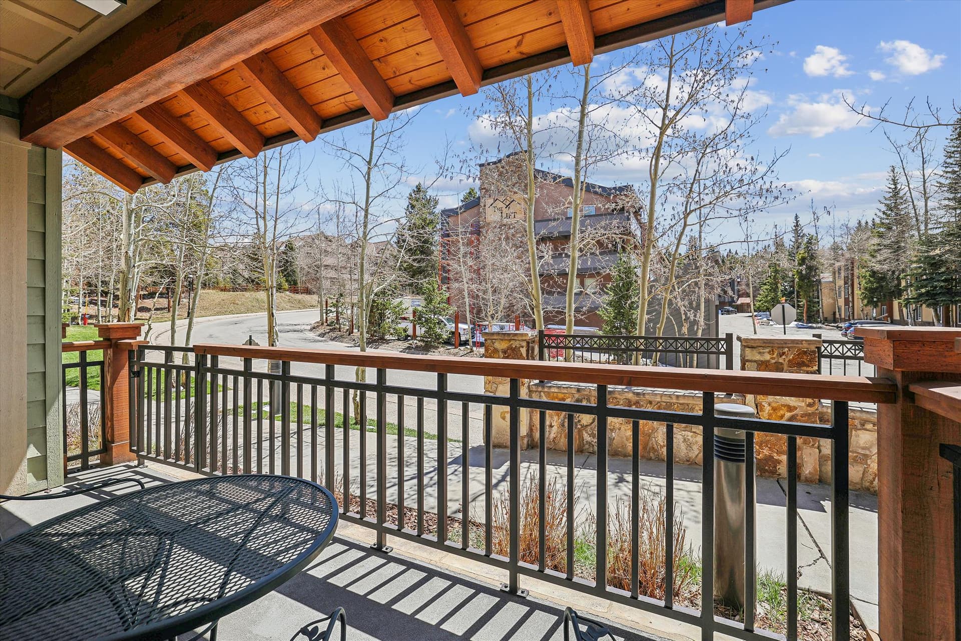 Patio, Water House on Main 5104, Breckenridge Vacation Rental
