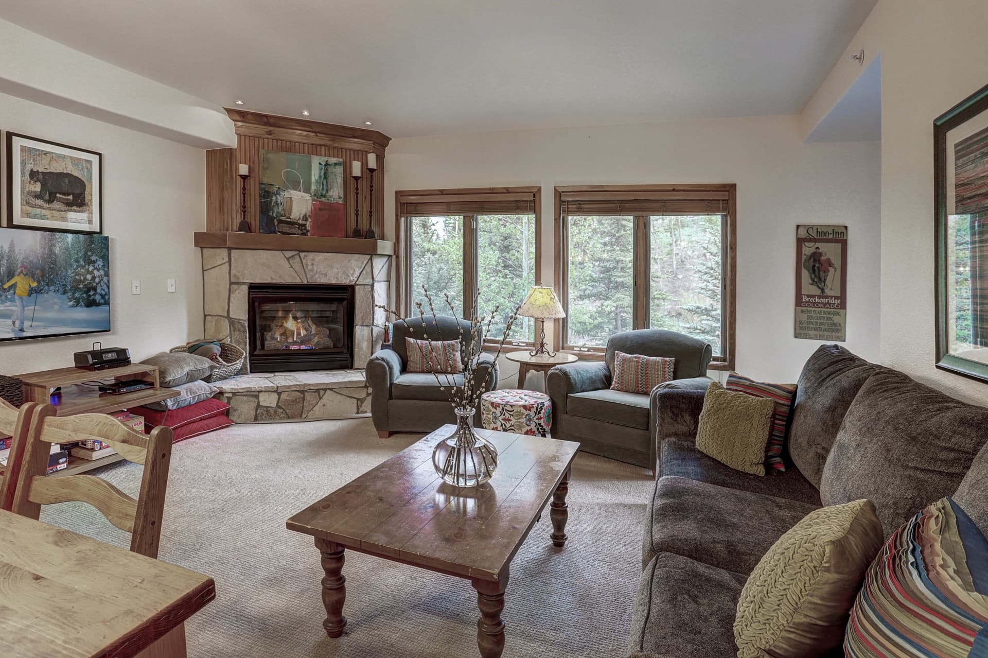 Living Room, Tyra Riverbend 213, Breckenridge Vacation Rental