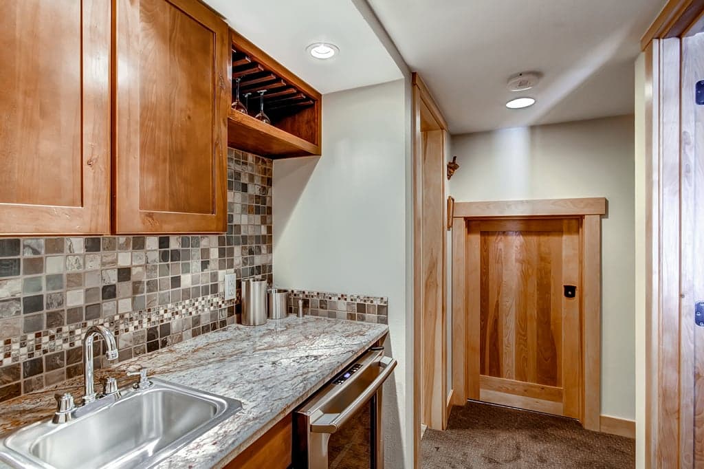 Additional view of wet bar in lower level - 4 O'Clock Lodge D26 Breckenridge Vacation Rental