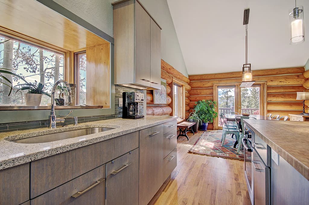 Additional view of well-equipped kitchen into the dining area - 10 Southface - Breckenridge Vacation Rental