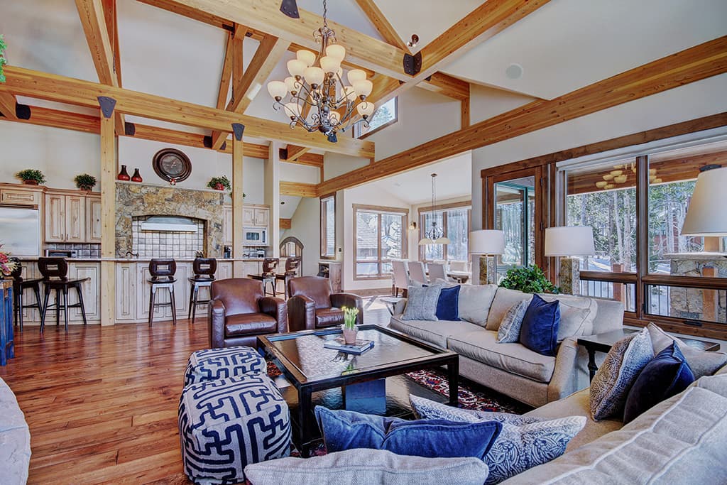 Living Area - Mountain Majesty Manor - Breckenridge Vacation Rental