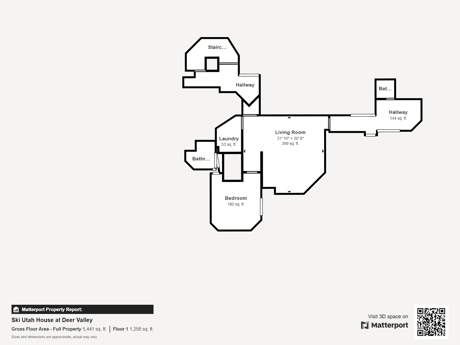 Floor plan for bottom floor