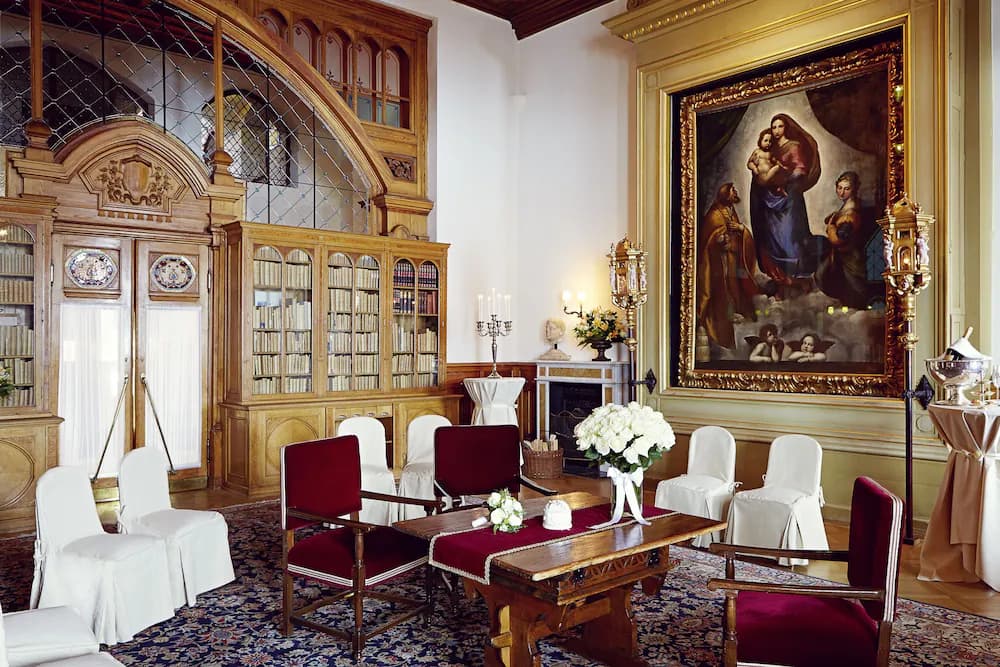 Indoor wedding