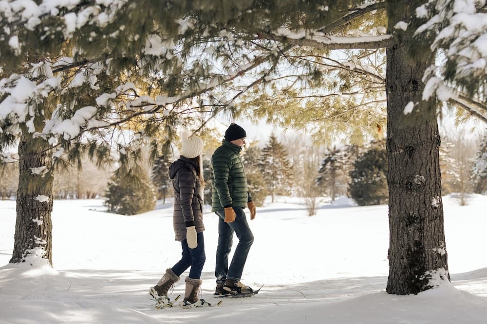 Snowshoeing