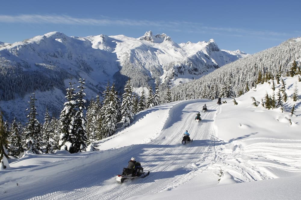 Snowmobiling
