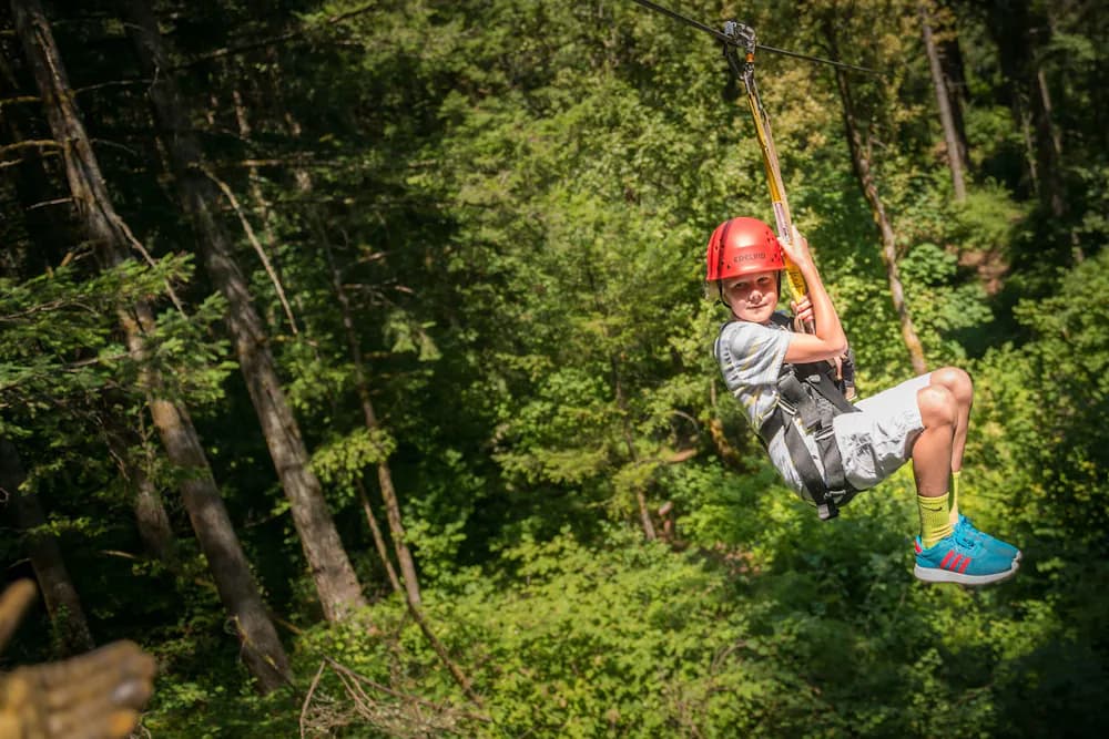 Ziplining