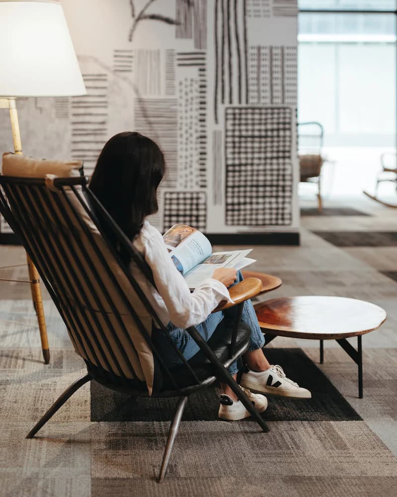 Lobby sitting area