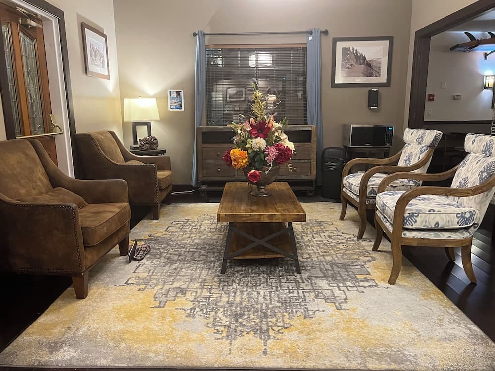 Lobby sitting area