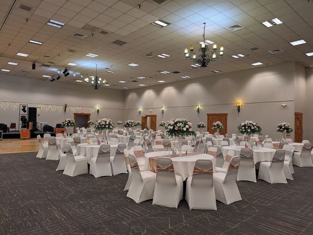 Indoor wedding