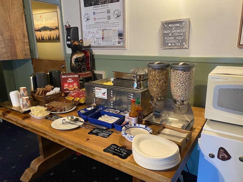 Breakfast buffet
