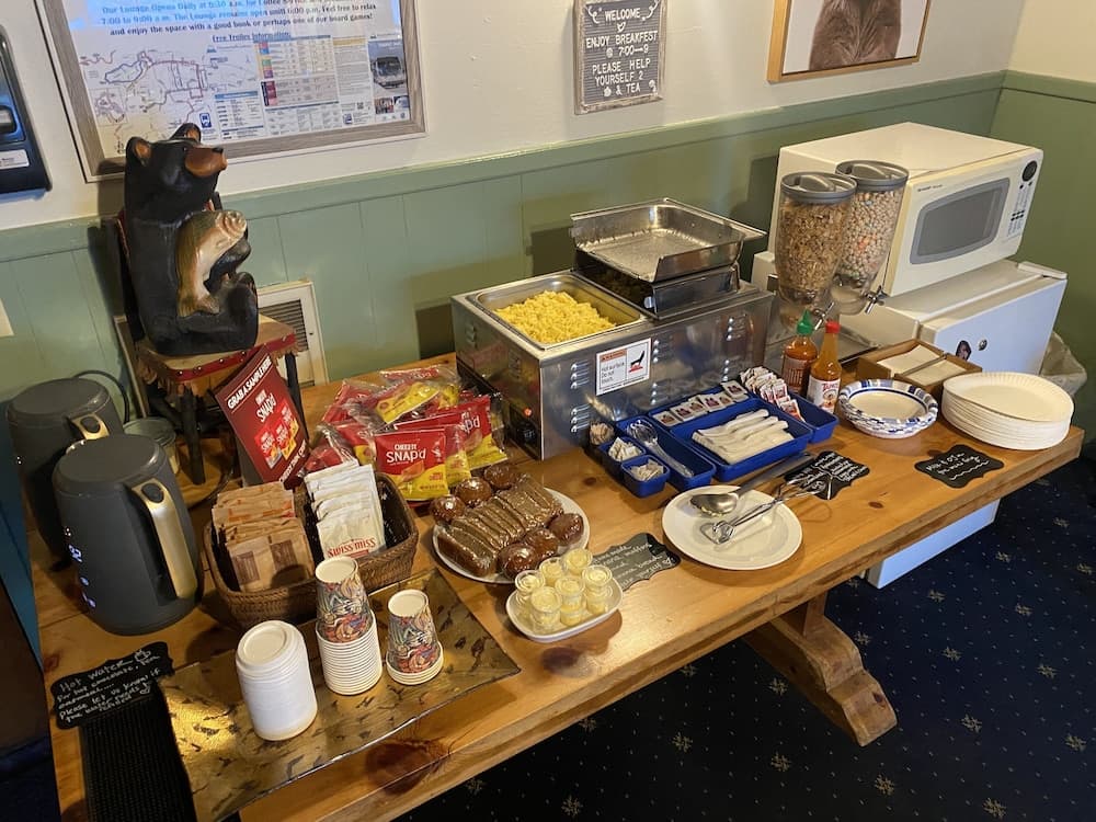 Breakfast buffet