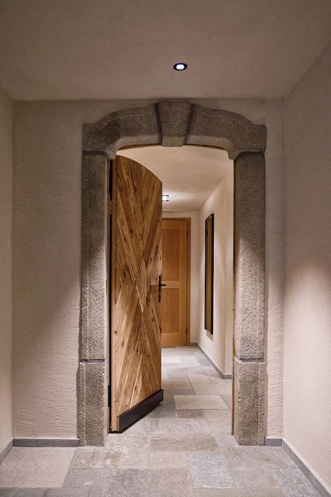 Interior entrance