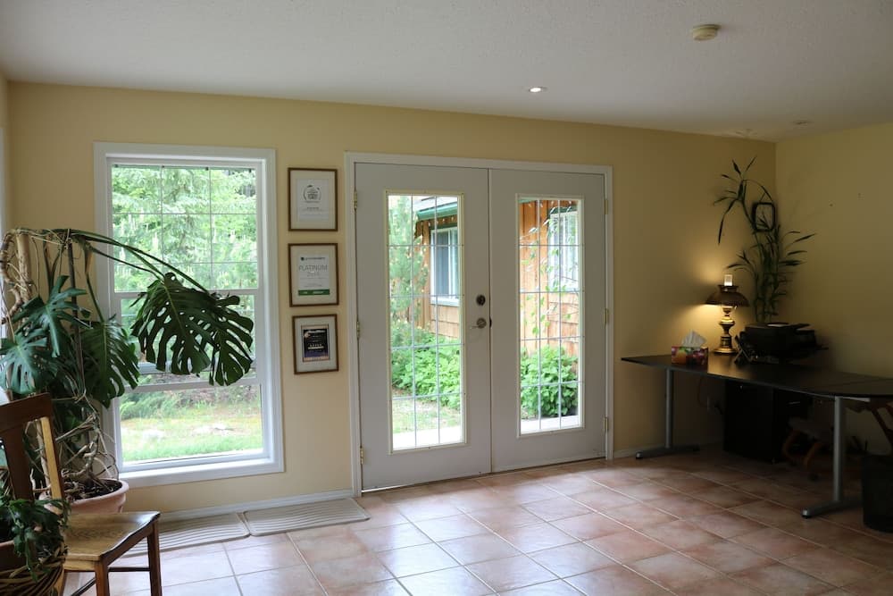 Interior entrance