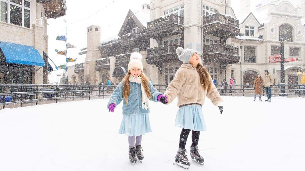Ice skating