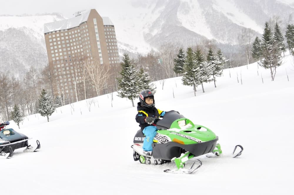 Snowmobiling