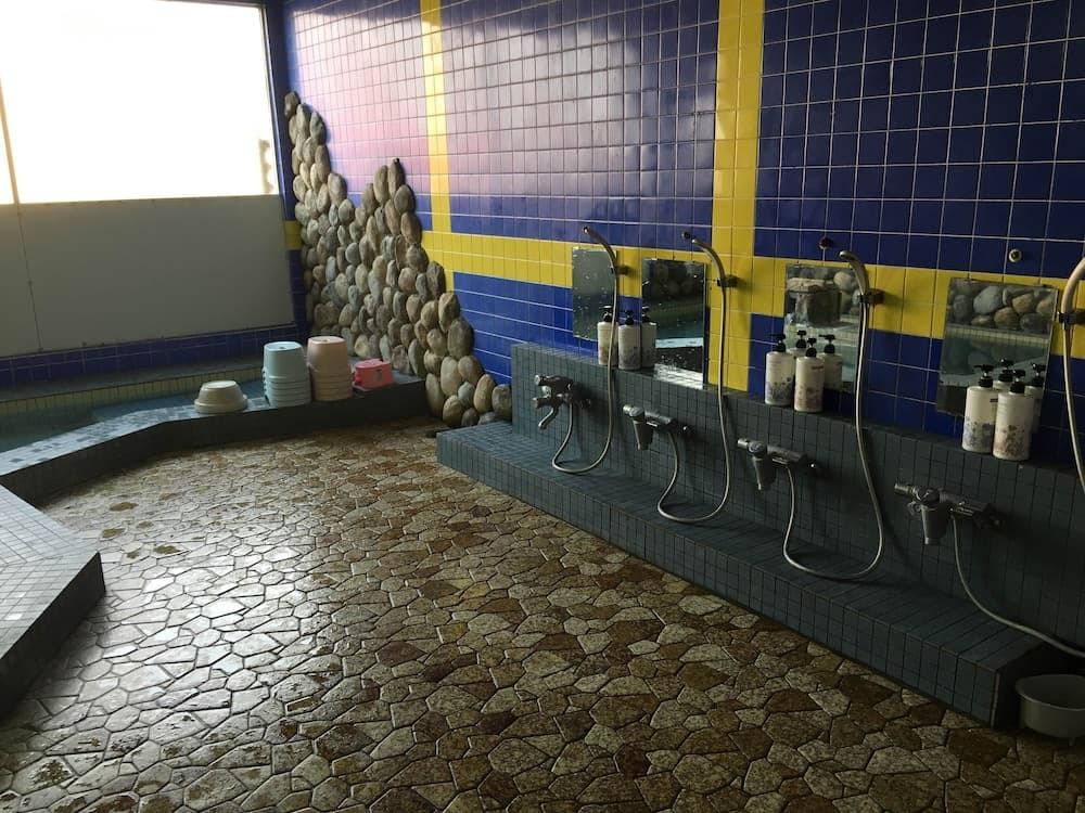 Indoor spa tub