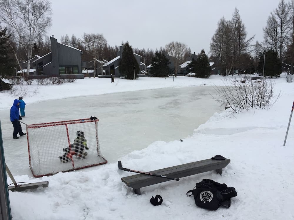 Ice skating