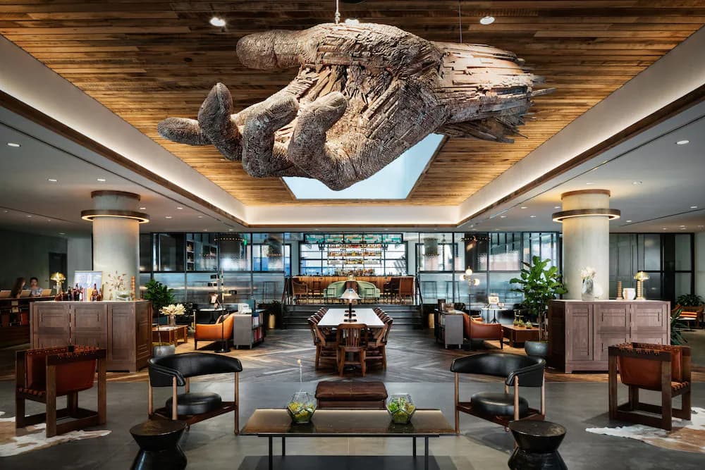 Lobby sitting area