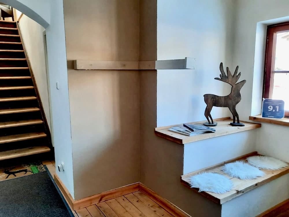 Interior entrance