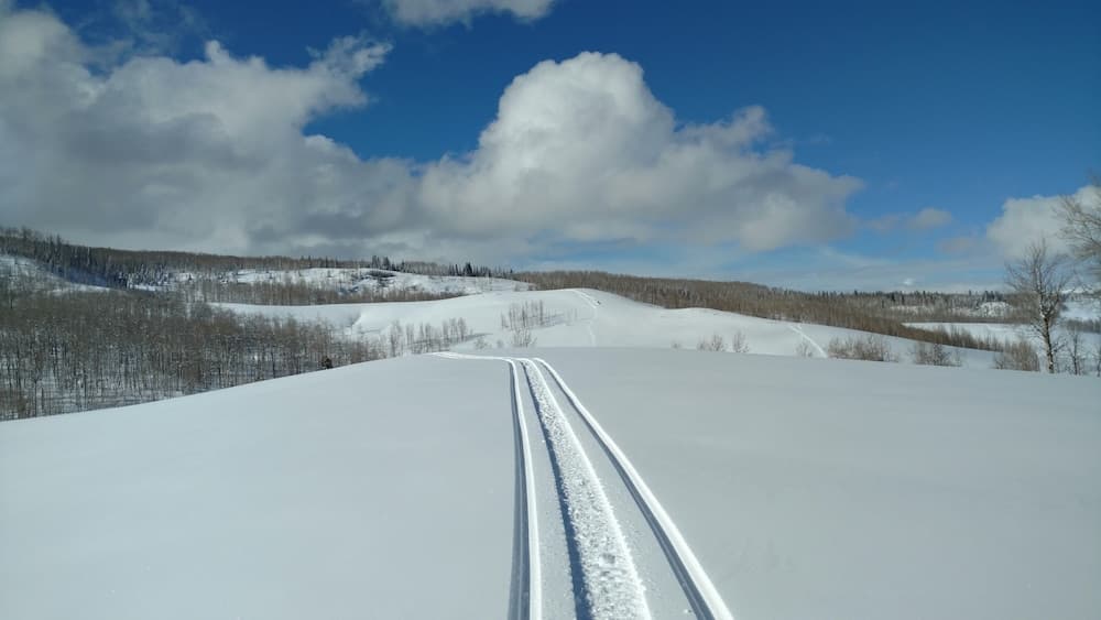 Snowmobiling