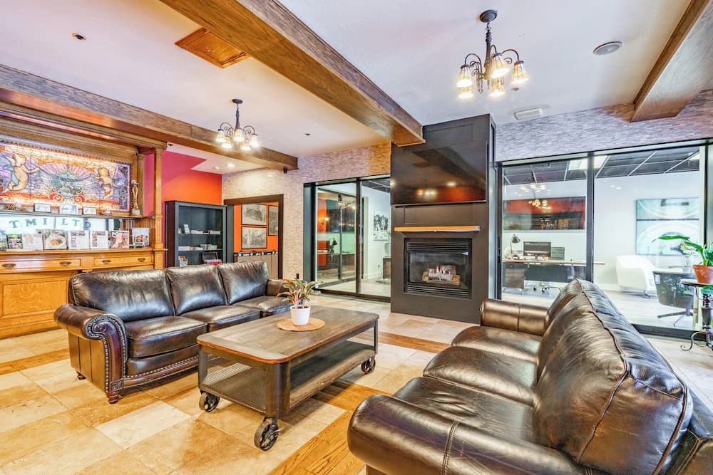 Lobby sitting area