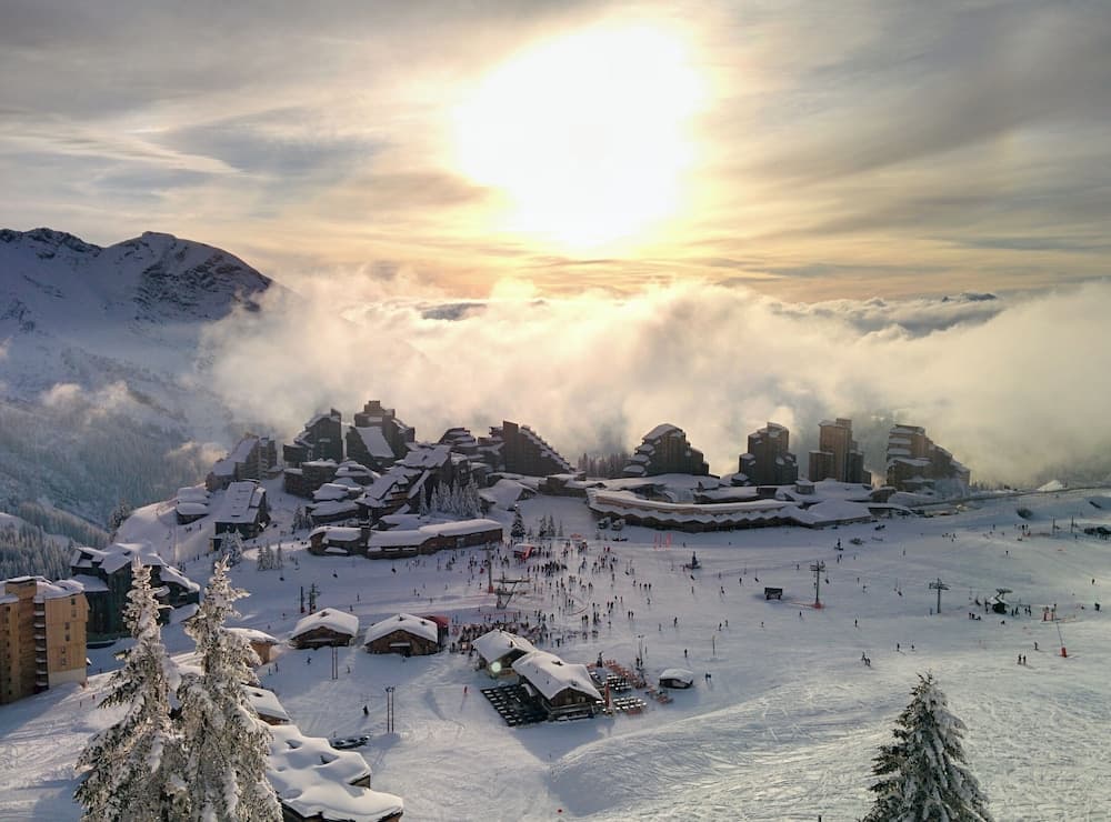Skiing