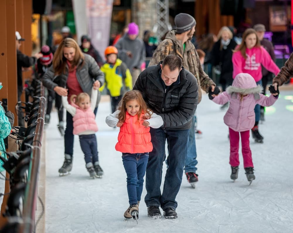 Ice skating