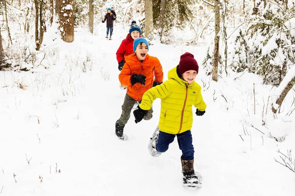 Snowshoeing