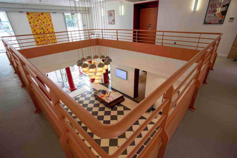 Interior entrance