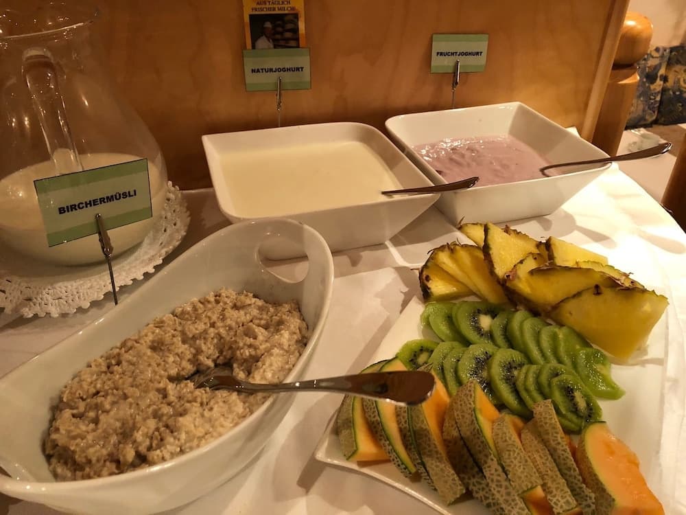 Breakfast buffet