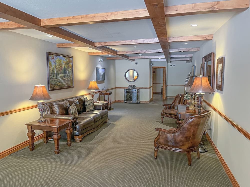 Lobby sitting area