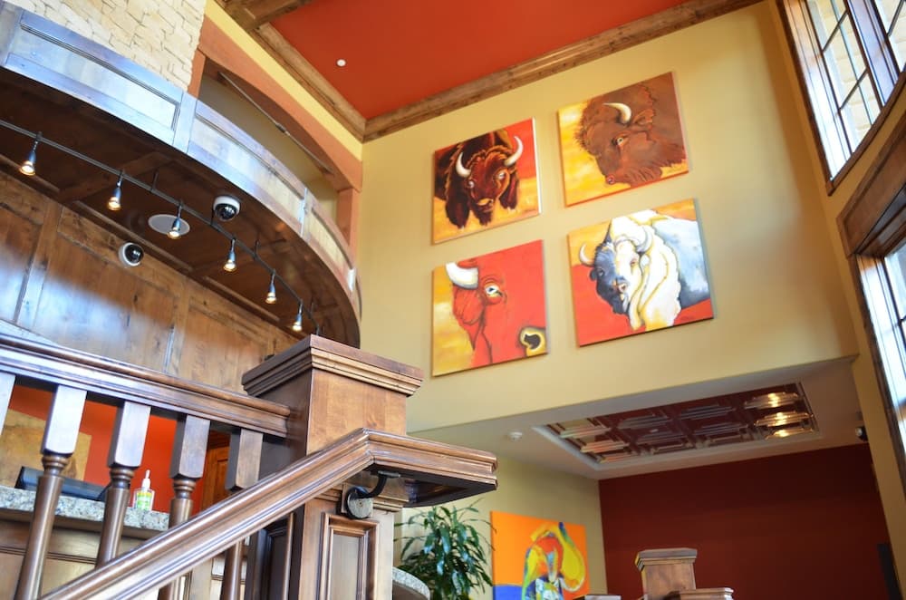 Interior entrance