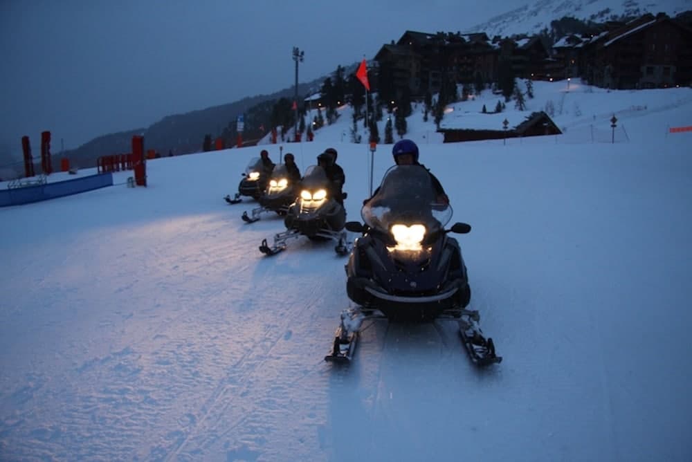 Snowmobiling