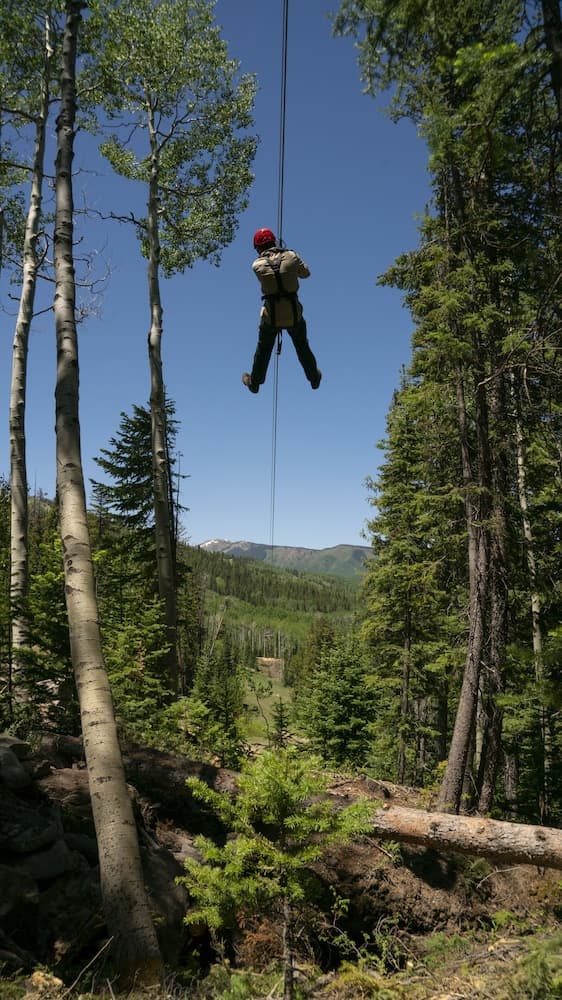Ziplining