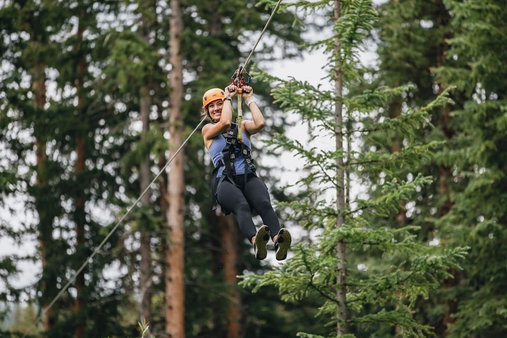 Ziplining