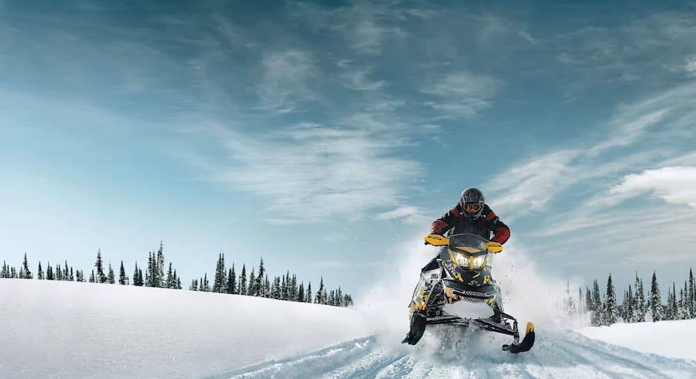 Snowmobiling