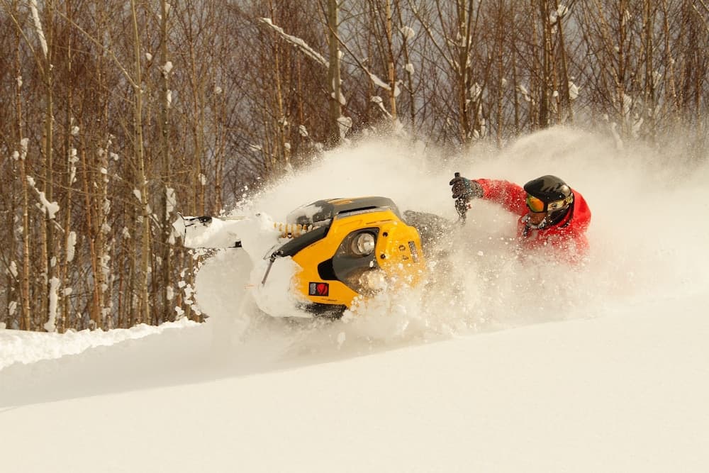 Snowmobiling