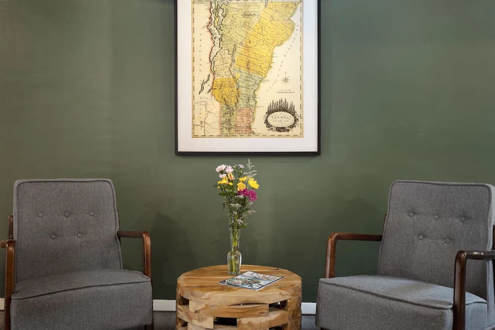 Lobby sitting area