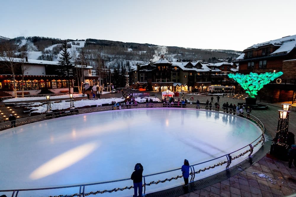 Ice skating