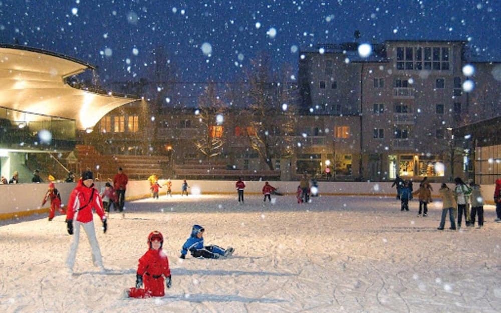 Ice skating