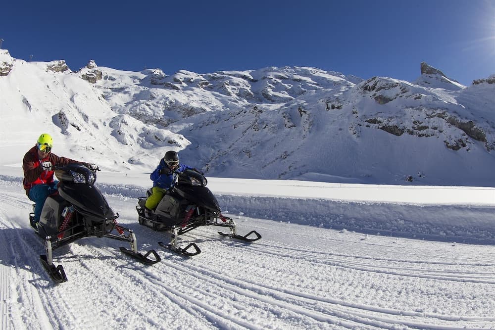 Snowmobiling