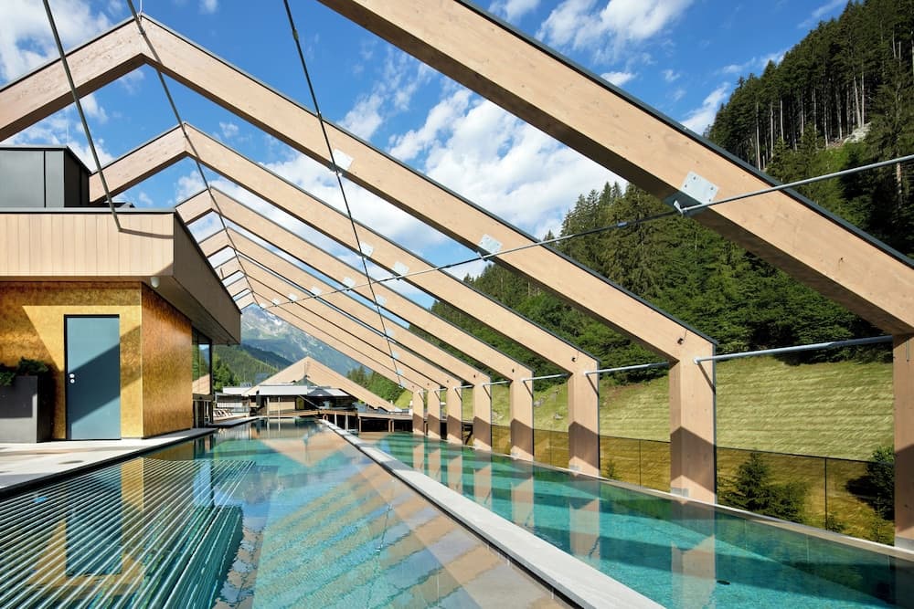 Rooftop pool