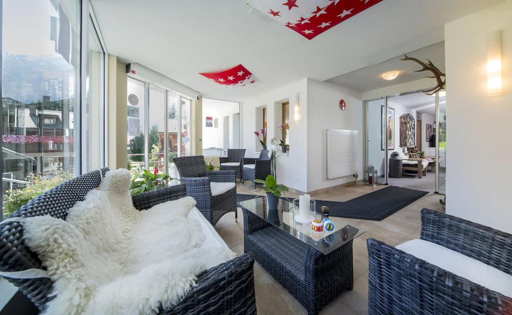 Lobby sitting area