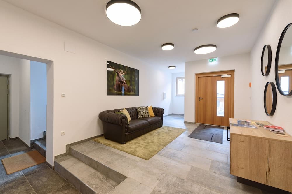 Interior entrance