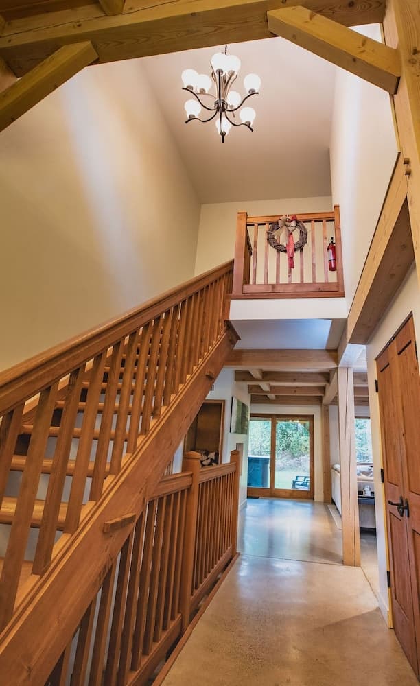 Interior entrance