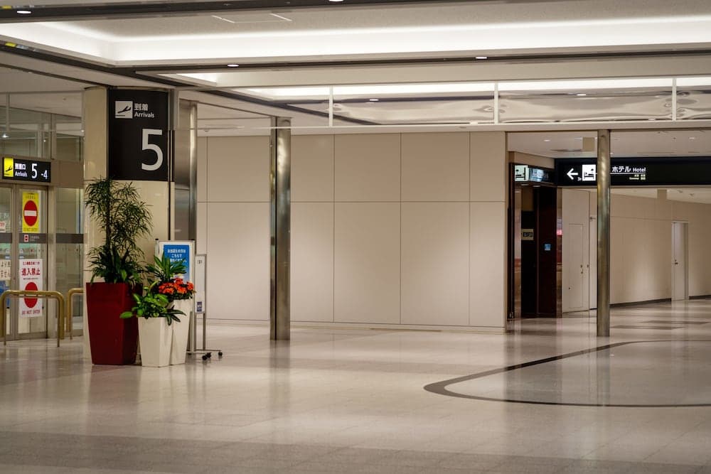 Interior entrance