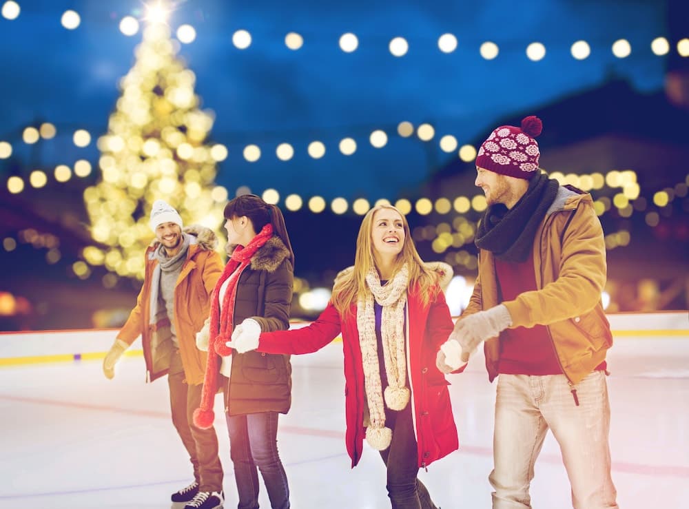 Ice skating
