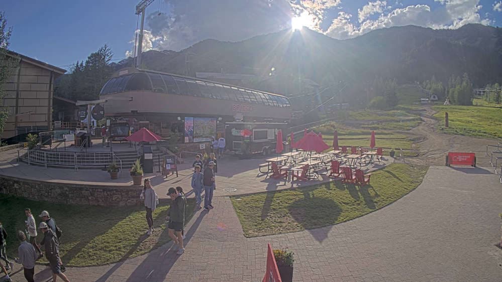 Jackson Hole - Base of Bridger Gondola Webcam